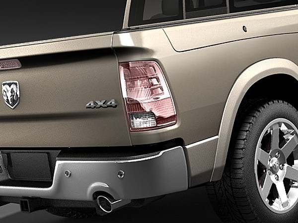 3d dodge ram 2009 double - dodge ram 2009 double cab midpoly... by squir